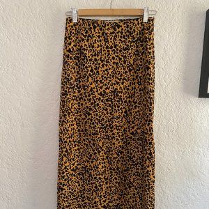 Animal Print Skirt